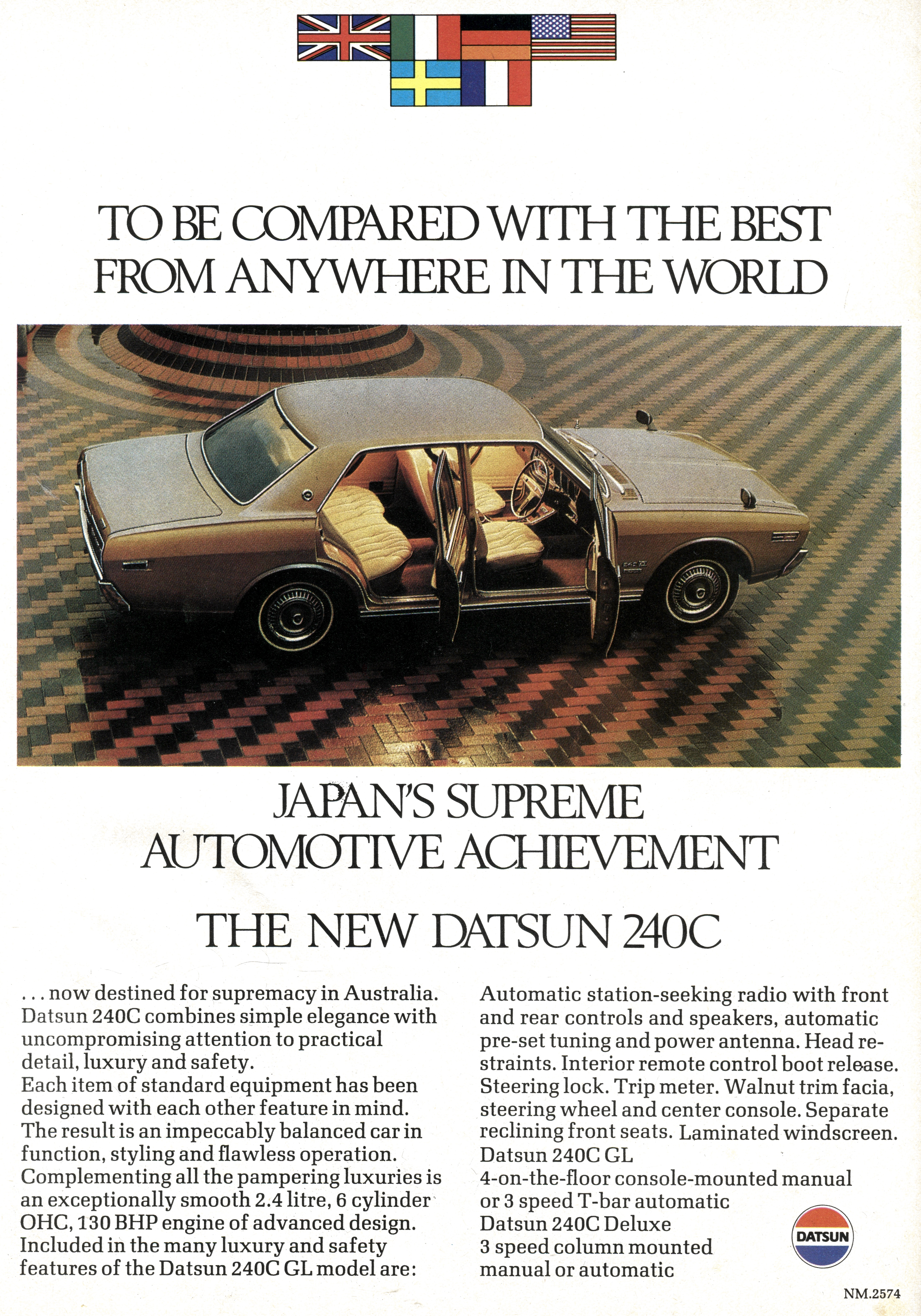 1972 Datsun 240C - Japans Supreme Automotive Achievement